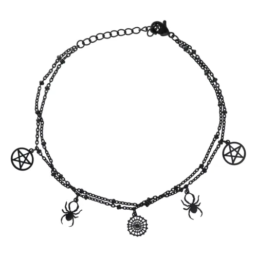 Spider Pentagram Fußkettchen