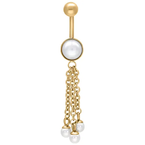 Dangling Synthetic Pearl Bananabell