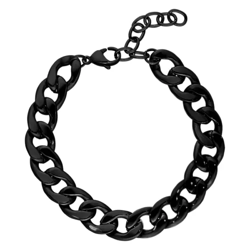 Chunky Bracelet - Black Metal