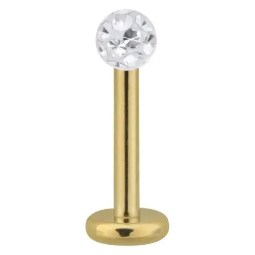Golden Titan Multi Jewelled Labret Stud<!--6357dad42d346-->