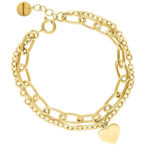 Heart Armband - Golden Metal
