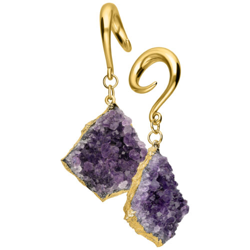 Amethyst Crystals Ohrgewichte