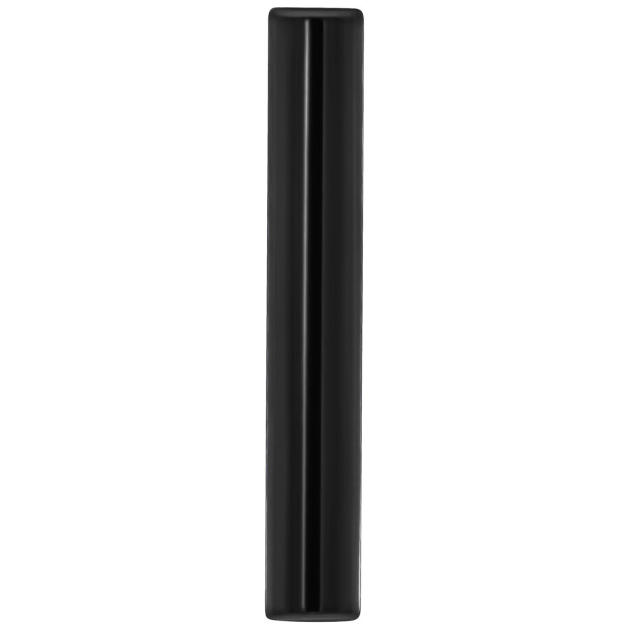 Schwarzer Titan-Piercingstab, 14 mm Länge, auf weißem Hintergrund