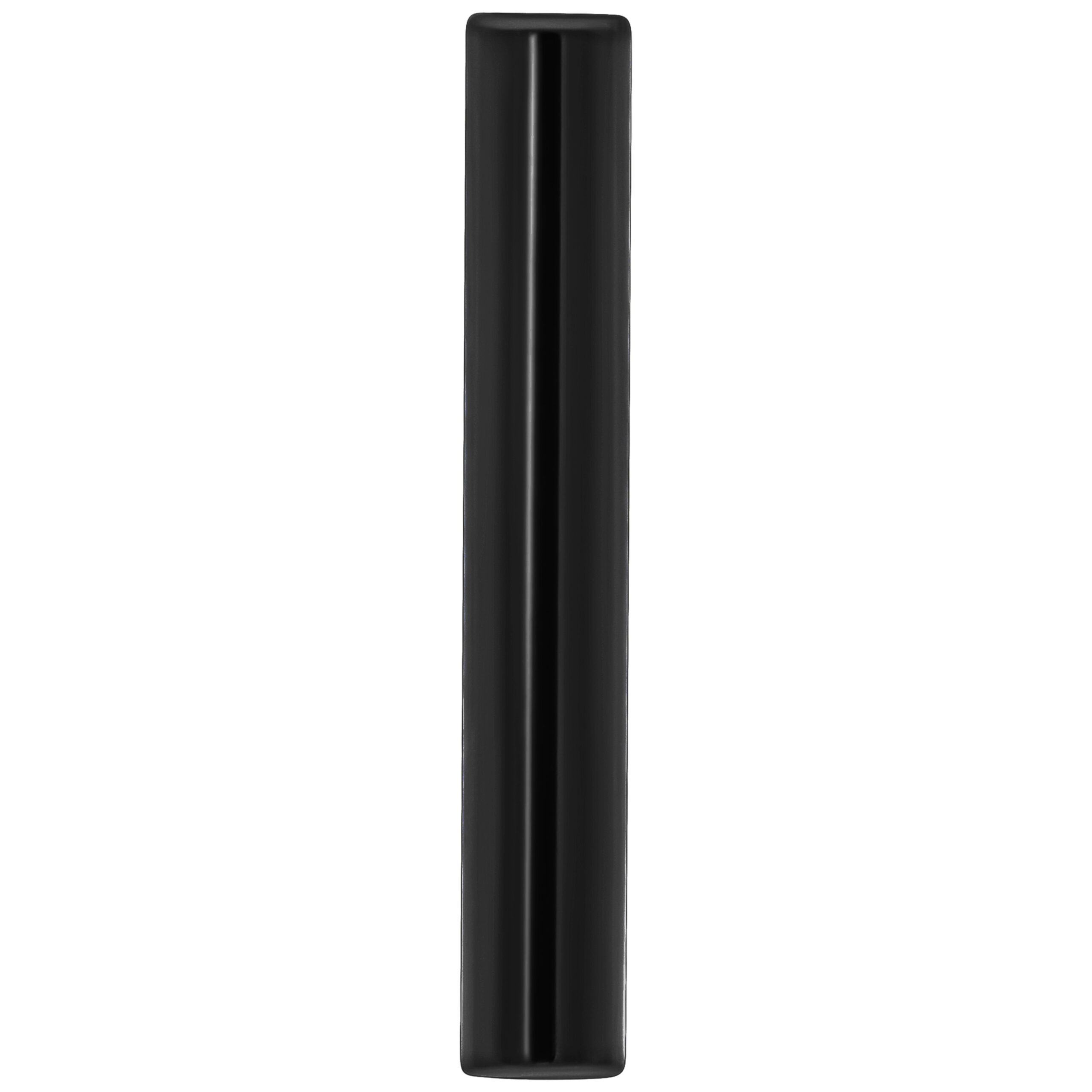 Schwarzes Titan Piercing Stab 14mm Schwarzer Titan-Piercingstab, 14 mm Länge, auf weißem Hintergrund