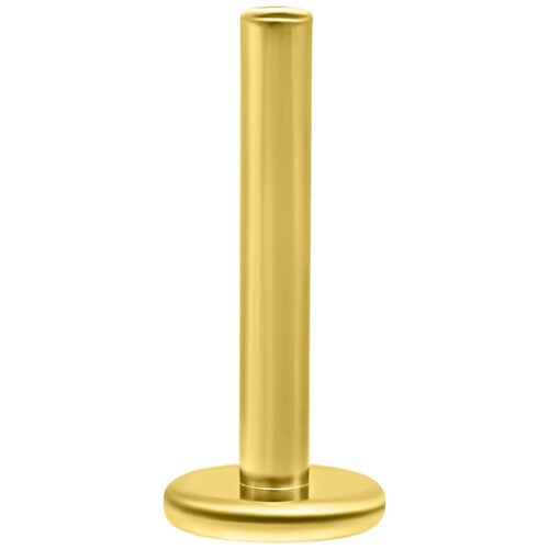 14K Gold Push Fit Labret