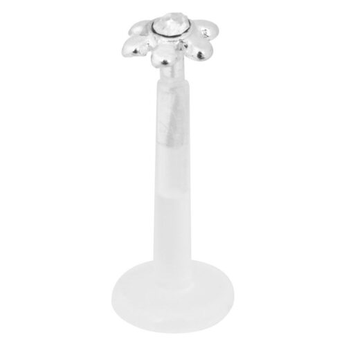 Micro Flower Push-Fit Labret Stud<!--6357dab9c90e9-->