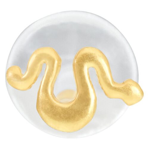 Snake Push-Fit Labret Stud<!--6357da690e95b-->