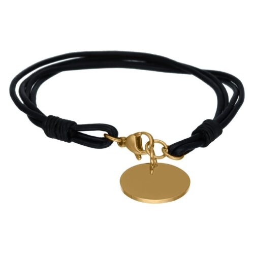 Engravable Basic Bracelet<!--6357da0381589--> - Golden Metal