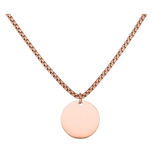 Engravable Basic Necklace<!--615eb68d49e78--> - Rosegold