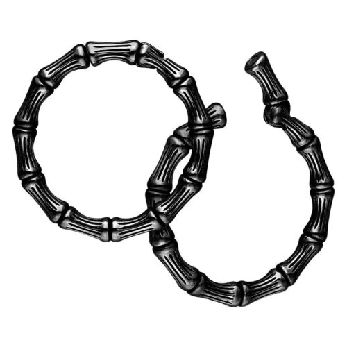 Bonechain Ohrgewichte - Black Metal