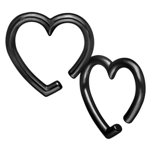 Heart Ohrgewichte - Black Metal