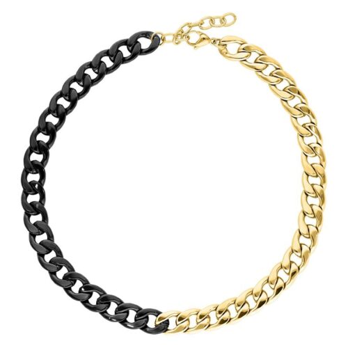 Chunky Kette - Gold/Schwarz