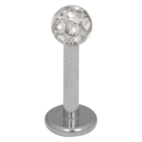 Silver Titan Multi Jewelled Labret