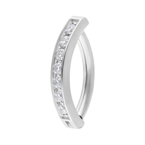 Crystal Belly Arch Clicker