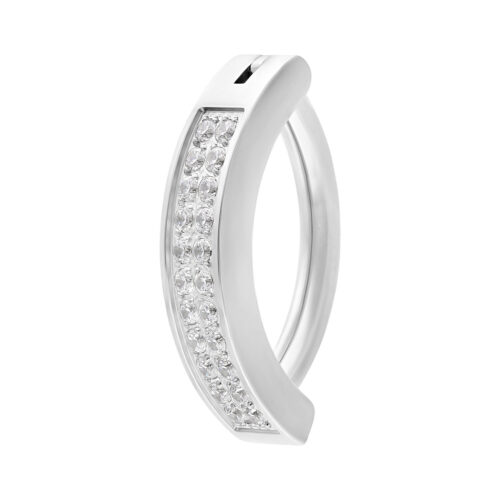 Double Crystal Arch Belly Clicker