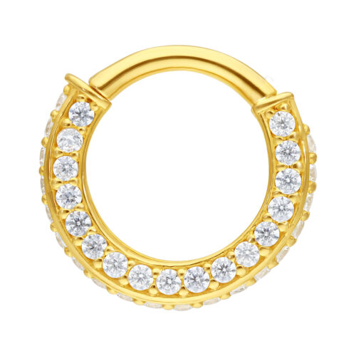 18k Double Jewelled Hinged Ring <!--636e7936c18ae-->