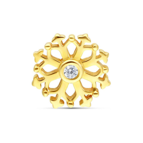 14K Snow Flake Attachment