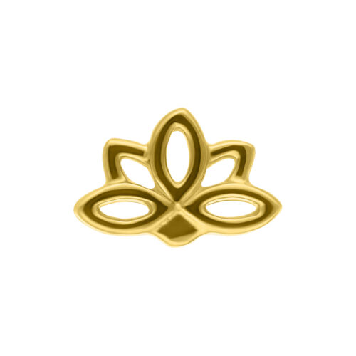 14K Gold Perfect Fit Lotus Attachment
