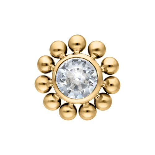 Titan Crystal Flower Attachment for Internally Threaded<!--5ff478f68ed8f-->