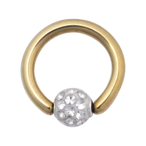 Sealed Multi Jewelled Clip in Ring