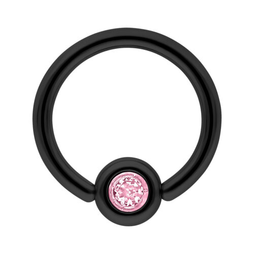 Medi Flat Back Jewelled Clip in Ring