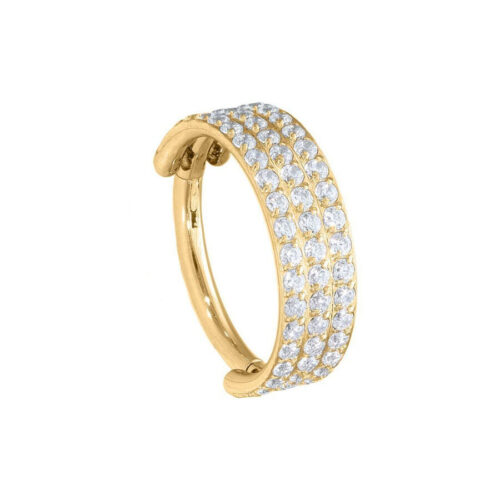 Triple Hooped Crystal Clicker<!--636e792e53d34-->