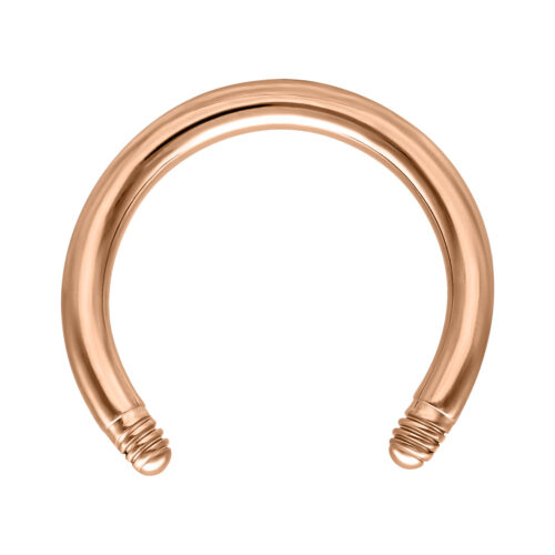 Titan Rosegoldline - Basic Circular Barbell S1,6/L9,0