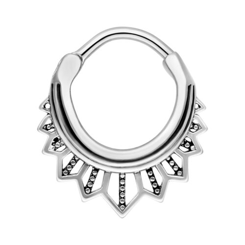 Tigerlily Septum Clicker - Silvercoloured Metal