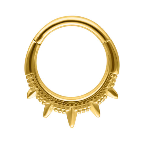 Oriental Spiked Clicker - Golden Metal