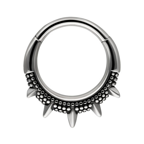 Oriental Spiked Clicker - Silvercoloured Metal