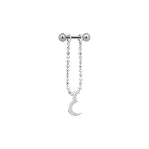 Moon - Silvercoloured Metal