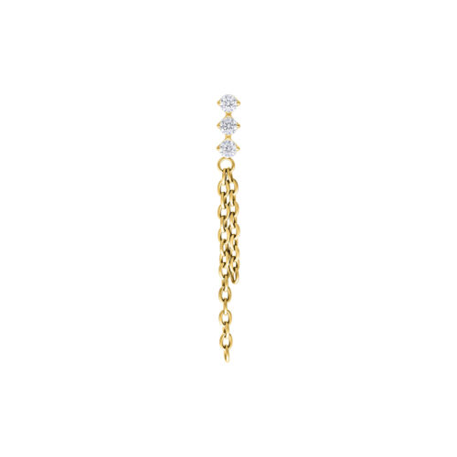 Push Fit Dangling Crystal Chains Aufsatz