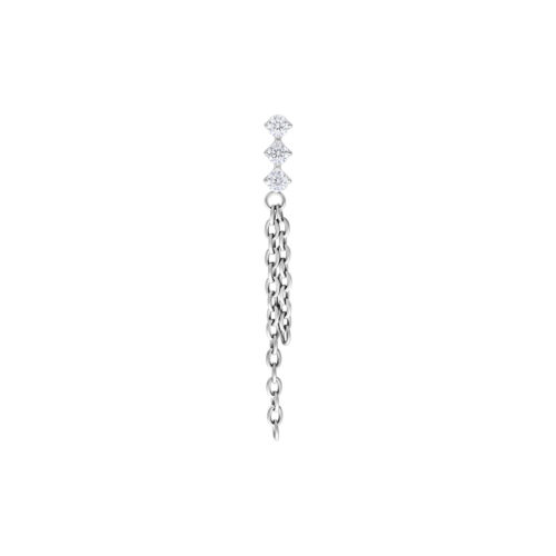 Push Fit Dangling Crystal Chains Aufsatz
