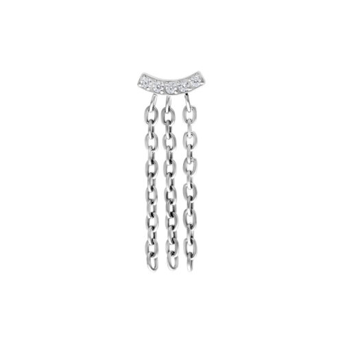 Push Fit Crystal Bar Chain Aufsatz