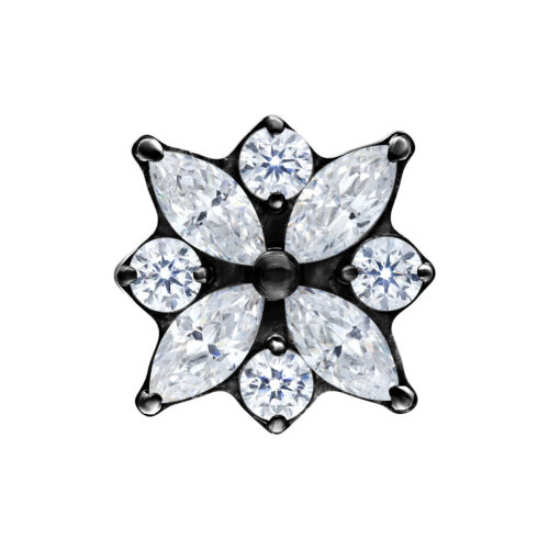 Push Fit Crystal Blossom Aufsatz