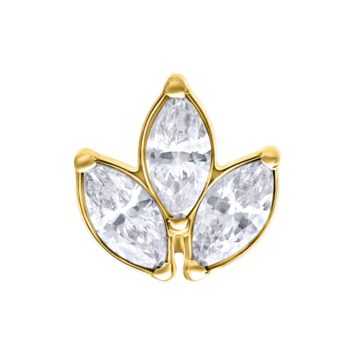 Push Fit Oval Flower Aufsatz