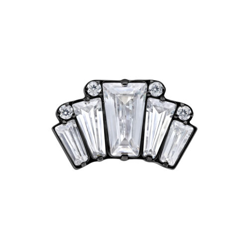 Push Fit Square Crystals Aufsatz