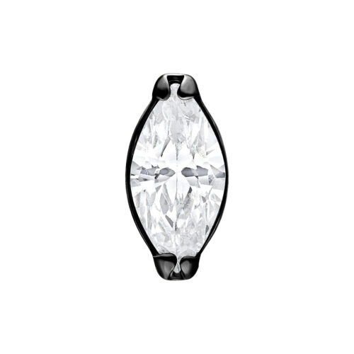 Push Fit Oval Crystal Aufsatz