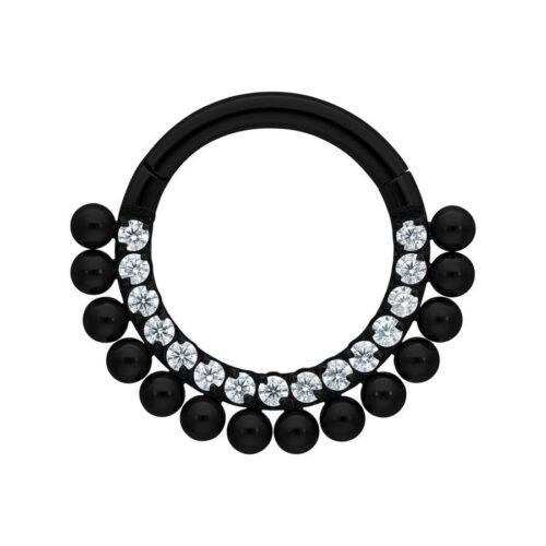 Little Balls Crystal Clicker - Black Metal