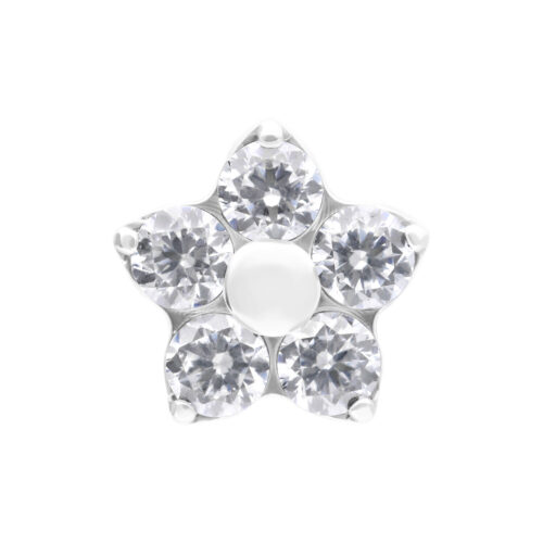 Push Fit Mini Multi Jewelled Flower Attachment