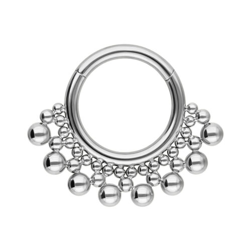 Bubble Clicker - Silvercoloured Metal