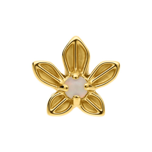 Push Fit Jasmin Blossom With Synthetic Opal Attachment