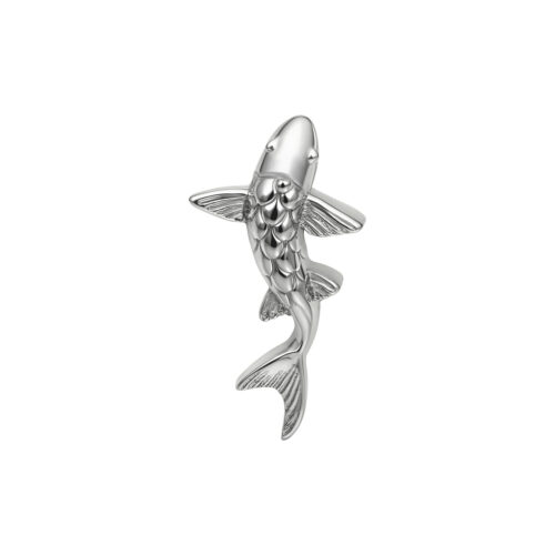Push Fit Koi Aufsatz - Silvercoloured Metal