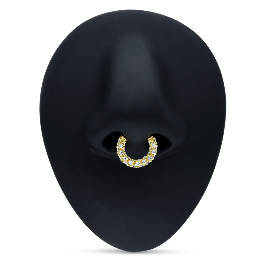 18k Hinged Row of Crystals Ring 18k Hinged Row of Crystals Ring