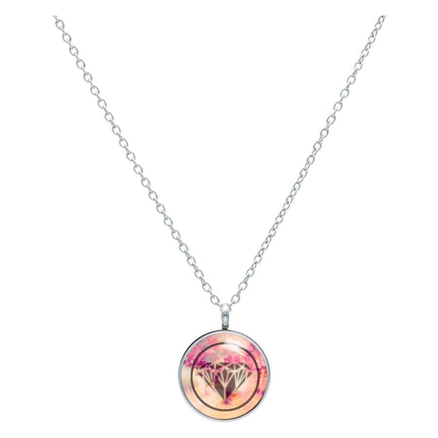 Diamond Black Pink Necklace Diamond Black Pink Necklace