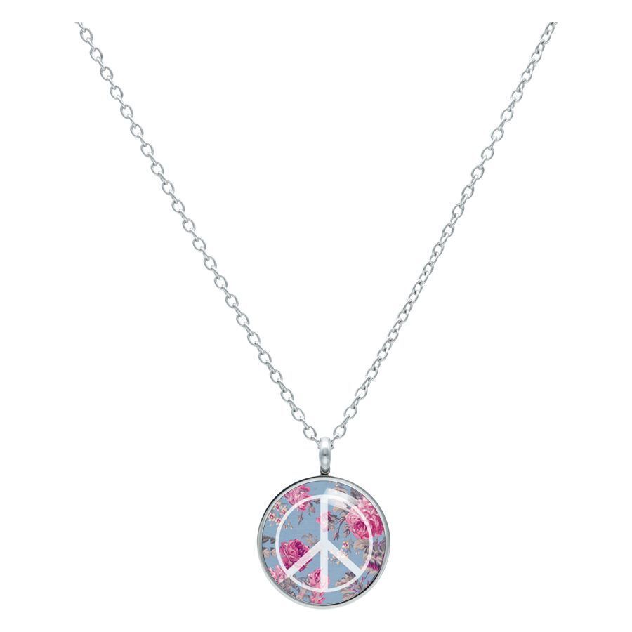 Peace Roses Blue Necklace Peace Roses Blue Necklace