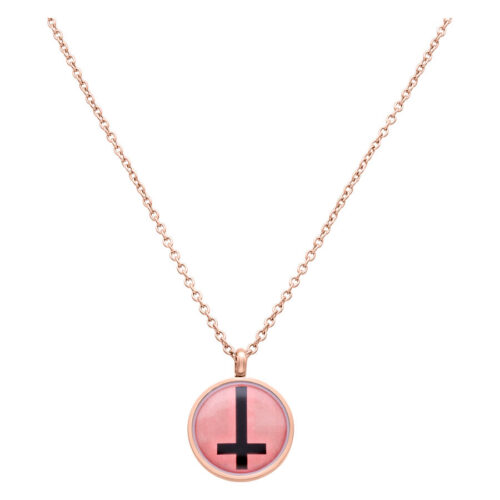 Apricot Cross Necklace