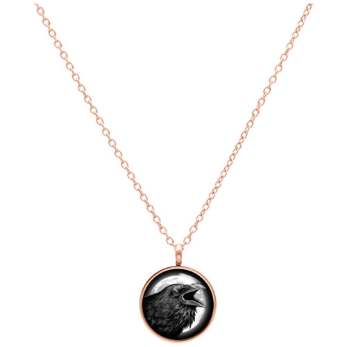 Raven Necklace - Rosegold