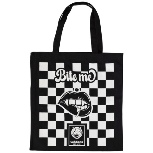 Tote Bag in Cotone Bite Me