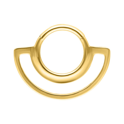 Dual Ring Clicker - Golden Metal